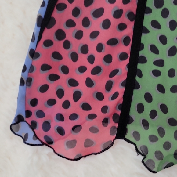 Cage Neck Clowncore Silk Tank Top - Picture 7 of 15